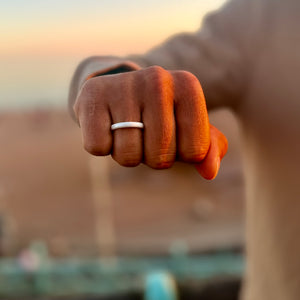 Ultra Ceramic White Payment Ring