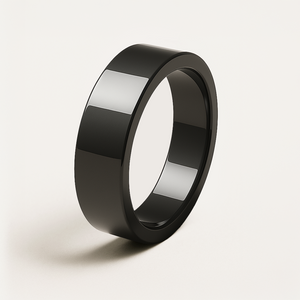 Twinn Metal Black Payment Ring