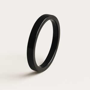 Ultra Ceramic Black Payment Ring