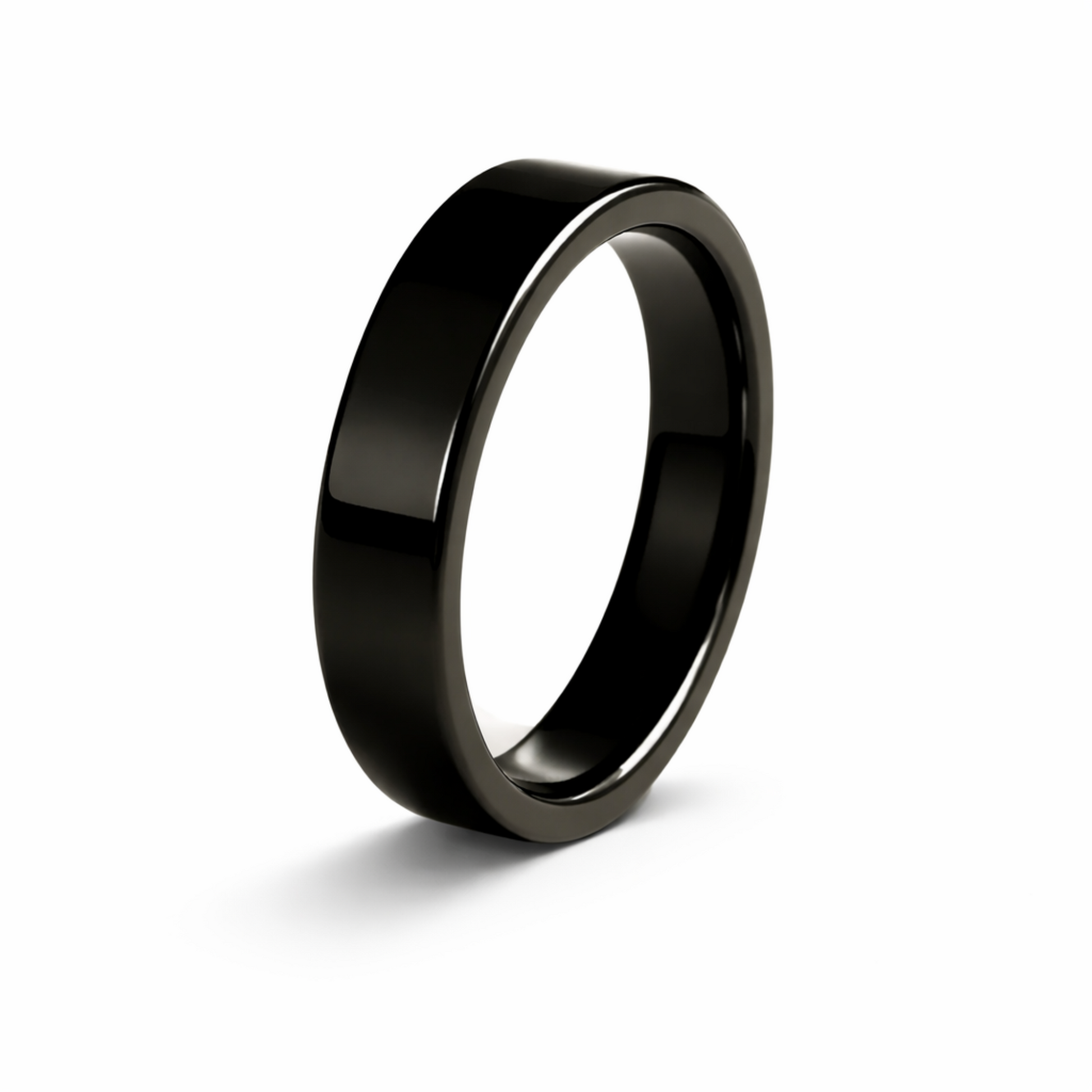 Twinn Classic Black ceramic contactless payment ring